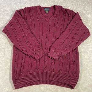 Izod club Men’s 3D‎ knit Pullover Sweater Size XL